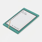 Docent Papier leslokaal losse lederen papier Post-it® Notes (Schuin)