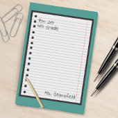 Docent Papier leslokaal losse lederen papier Post-it® Notes