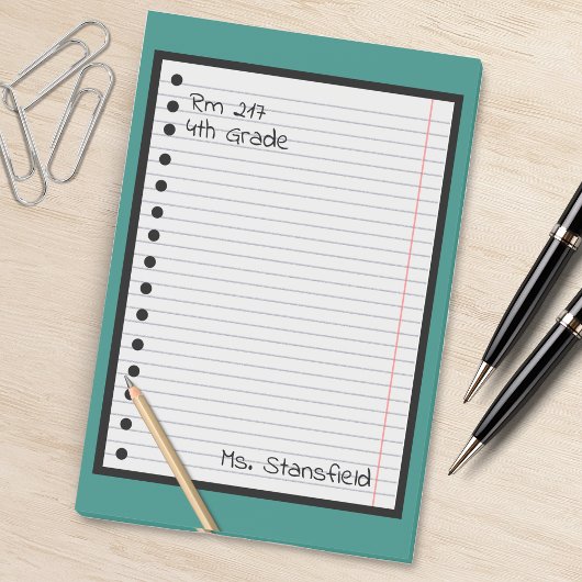 Docent Papier leslokaal losse lederen papier Post-it® Notes