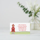 Docent Professionele Schattigee Custom Visitekaartje (Staand voorkant)