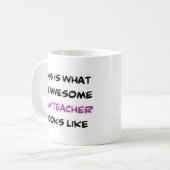 docent rechten, geweldige koffiemok (Voorkant links)