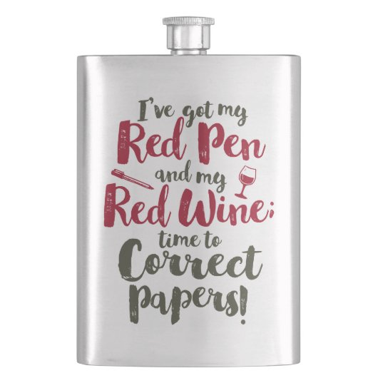 Docent Red Pen Red Wine Flacon (Voorkant)