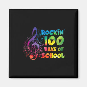 Docent -rockin 100 Days of School Music Key Magneet