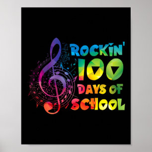 Docent -rockin 100 Days of School Music Key Poster