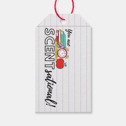 Docent Scentsational Gift Label Cadeaulabel (Voorkant)