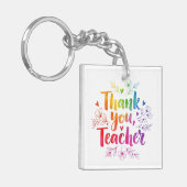 Docent Sleutelhanger – Dank u, docent! (Voorkant Links)