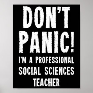 Docent Sociale Wetenschappen Poster
