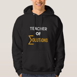 Docent ∑Solutions Algebra Wiskunde Docent Hoodie