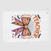 Docent Spooky Halloween Golfhanddoek (Horizontaal)