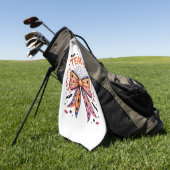 Docent Spooky Halloween Golfhanddoek (Groen)