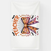 Docent Spooky Halloween Spandoek (Verticaal)