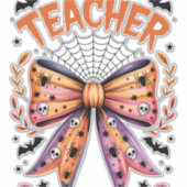 Docent Spooky Halloween Sticker (Voorkant)