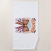 Docent Spooky Halloween Strandlaken (Voorkant)