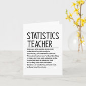 Docent Statistiek Kaart (Gele Bloem)