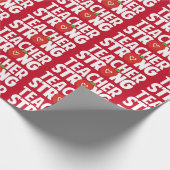 Docent sterk met rode appel cadeaupapier (Hoek)