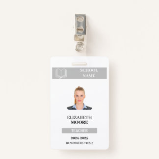 docent & student ID Kaart Sjabloon Badge
