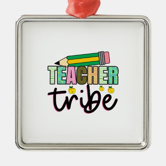 Docent Tribe Metalen Ornament (Voorkant)