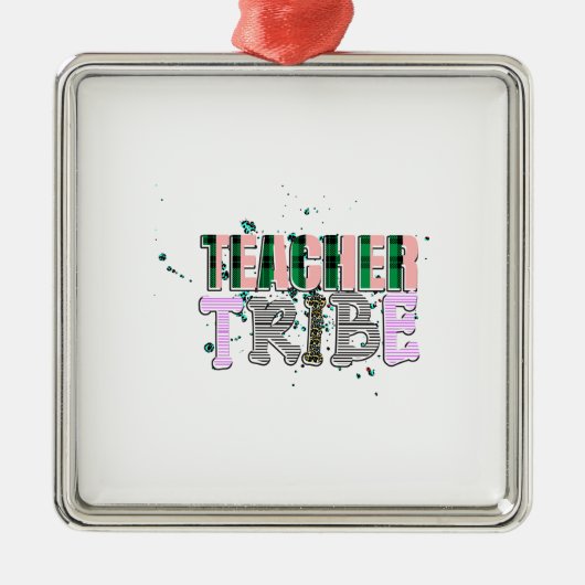 Docent Tribe Metalen Ornament (Voorkant)