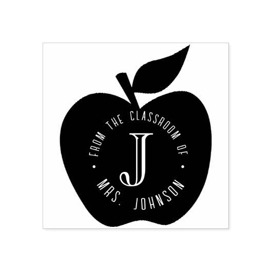 Docent uit de klas van het boek bord rubberstempel (Afrduk)