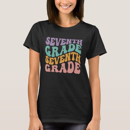 Docent van de 7e klas eerste schooldag t-shirt (Voorkant)