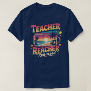 docent verdiende zomervakantie Docent Reacher Opla T-shirt