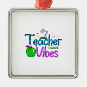 Docent Vibes Metalen Ornament (Voorkant)