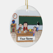 Docent - Vrouw Keramisch Ornament (Rechts)