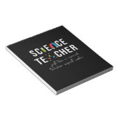 Docent Wetenschapsleraar Notitieblok (Schuin)