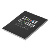 Docent Wetenschapsleraar Notitieblok (Linkerzijde)