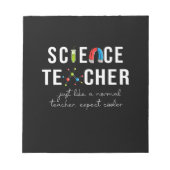 Docent Wetenschapsleraar Notitieblok (Voorkant)