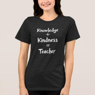 Docent Wiskunde Quote – beste cadeau voor docenten Tri-Blend Shirt