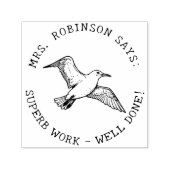 Docenten Creëer uw eigen albatros geweldig werk Zelfinktende Stempel (Design)