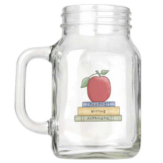 Docenten Folk Art 20oz Mason Jar (Achterkant)