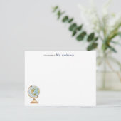 Docenten Gepersonaliseerde notitiekaarten met Were (Staand voorkant)