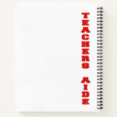 Docenten helpen notitieboek (Achterkant)