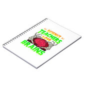 Docenten Hersenen Skelet Hand Hart Halloween Notitieboek (Linkerzijde)