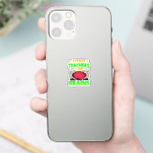 Docenten Hersenen Skelet Hand Hart Halloween Sticker (Telefoon)