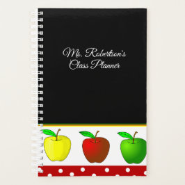 Docenten kleurrijke appels Daily Planner