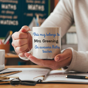 Docenten mok, Cadeau voor favoriete docent of stud Koffiemok