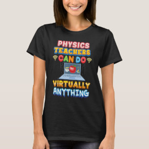 Docenten natuurkunde kunnen vrijwel alles doen wat t-shirt