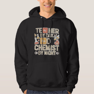DOCENTEN OVERDAG SLECHTE CHEMICUS BIJ NACHT HOODIE