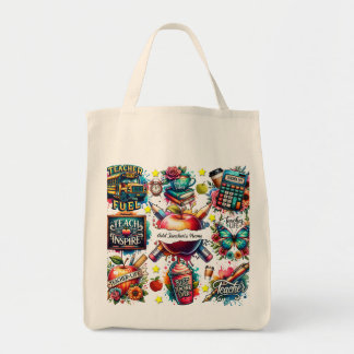 Docenten Personaliseren Naam Canvas tas Gift