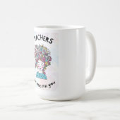 Docenten Plant Zaden Docent Dank U Cadeau Koffiemok (Voorkant rechts)