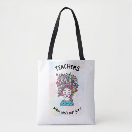 Docenten Plant Zaden Docent Dank U Cadeau Tote Bag