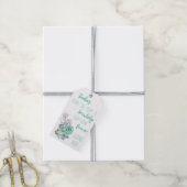 Docenten Planten de zaden van kennis Succulent Cadeaulabel (Met Touw)