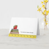 Docenten regel briefkaarten (Gele Bloem)