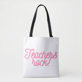 Docenten rock! tote bag