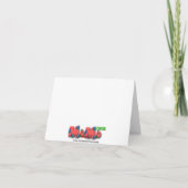 Docenten rock! white note Kaart (Achterkant)