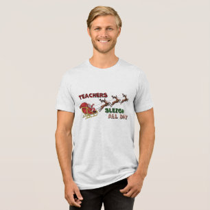 Docenten Sleigh Christmas Tri-Blend Shirt