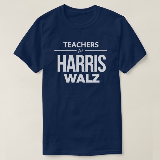 Docenten voor Harris Walz T-shirt (Design voorkant)